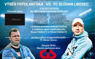 Pozvánka na fotbalové utkání Výběr Frýdlantska vs FC Slovan Liberec