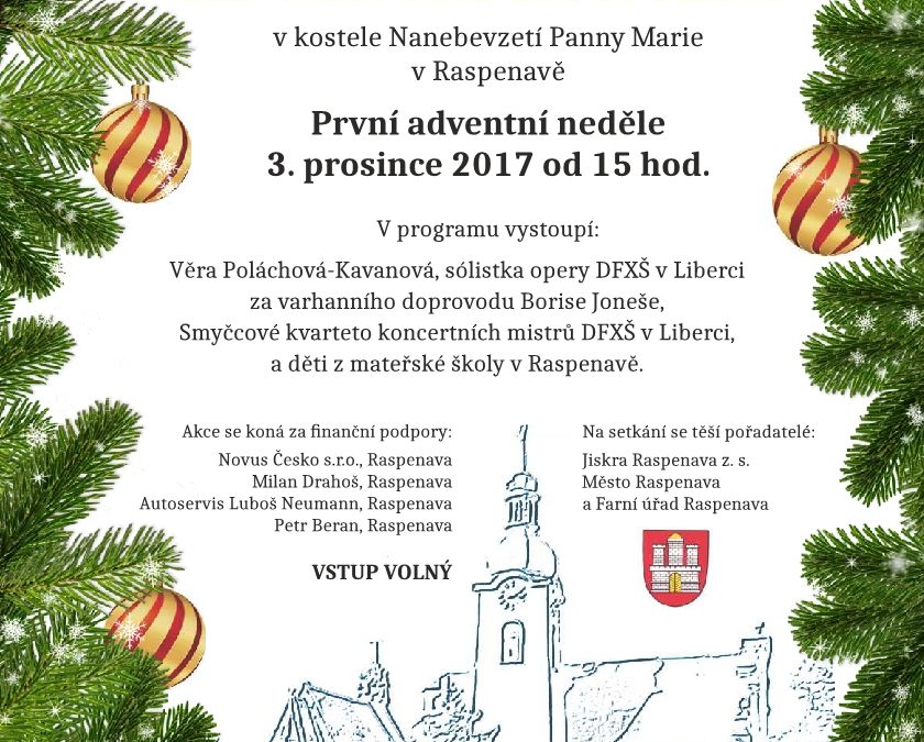 Adventní koncert v Raspenavě