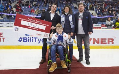 Tygři podpořili věrného fanouška. Radek bojuje s následky mozkové obrny