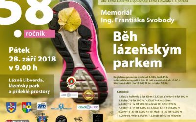 Běh lázeňským parkem 2018 – Memoriál Ing. Františka Svobody