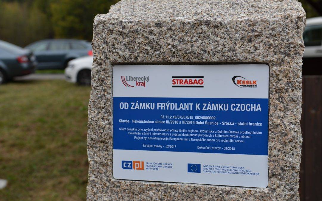 Od zámku Frýdlant k zámku Czocha mohou řidiči cestovat po nových silnicích