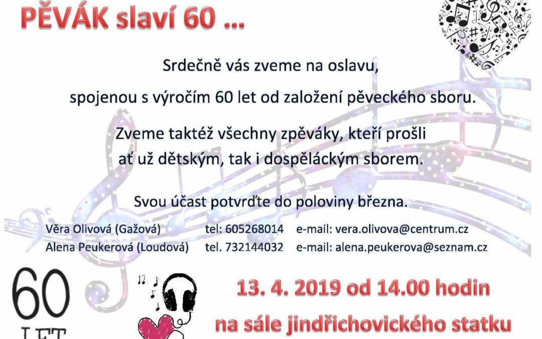 Pěvák z Jindřichovic pod Smrkem slaví 60 let