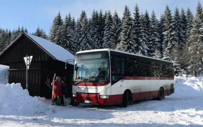 Na Smědavu opět jezdí skibusy