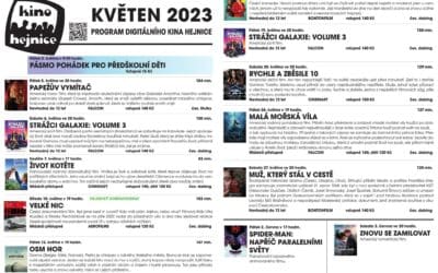 Program Kina Hejnice na měsíc květen 2023