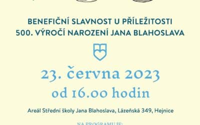 Benefiční slavnost u příležitosti 500. výročí narození Jana Blahoslava